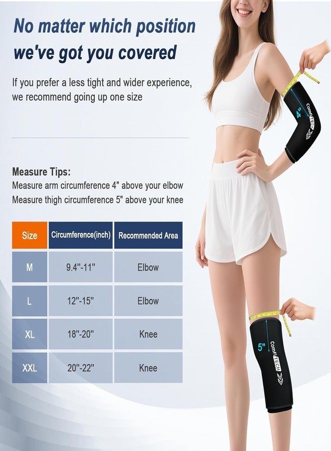 KONSSEE Elbow Ice Pack for Tendonitis and Tennis Elbow Ice Pack Wrap Sleeve Cold Compression Golfers Arm Ice Pack for Injuries Reusable Gel Ice Wrap for Pain Relief - Image 5