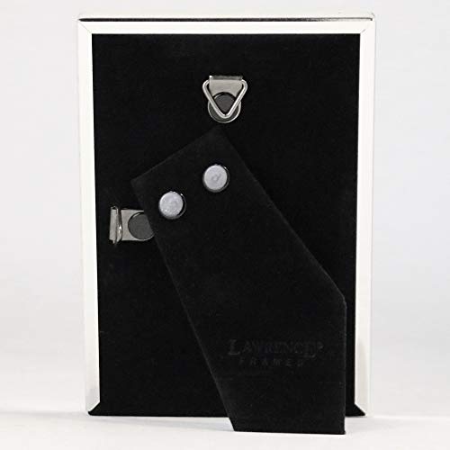 Lawrence Frames إطارات لورانس 11635 إطار معدني لورانس، 3.5x5، فضي - Image 4