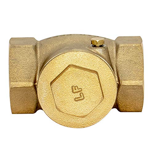 Eastman Brass Swing Check Valve, 1 Inch IPS, Brass Plumbing Fitting, 20425LF - Image 5