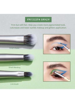 Jessup Eyeshadow Brush Set 8Pcs Eye Makeup Brushes Premium Crueltyfree Eyeshadow Blending Concealer Eyebrow Eyeliner Spoolie Brush Kit T328  - Image 5
