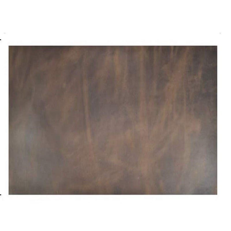 Seek4comfortable Dark Brown Leather Square 2.0mm Thick Finished Full Grain Cow Hide Leather Arts Crafts Tooling Sewing Hobby Workshop Crafting Leather Accessories - Image 1