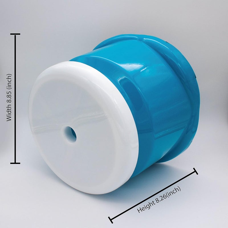Jaycee JAYCEE Premium Asthetic Design Strong and Durable Multipurpose Stool for BathroomHome and Kitchen Pack of 2 Blue  - Image 3