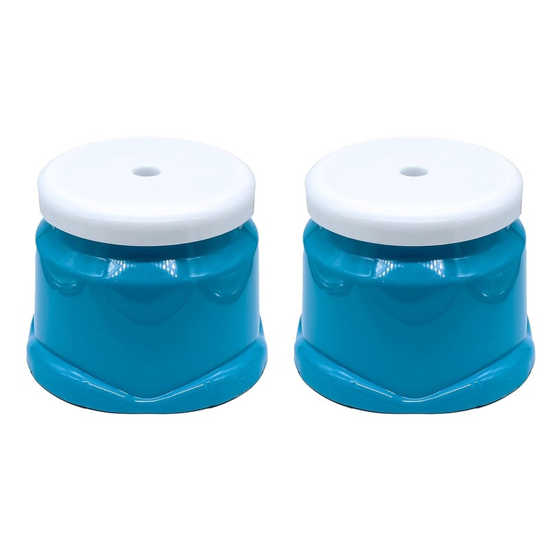 Jaycee JAYCEE Premium Asthetic Design Strong and Durable Multipurpose Stool for BathroomHome and Kitchen Pack of 2 Blue  - Image 4
