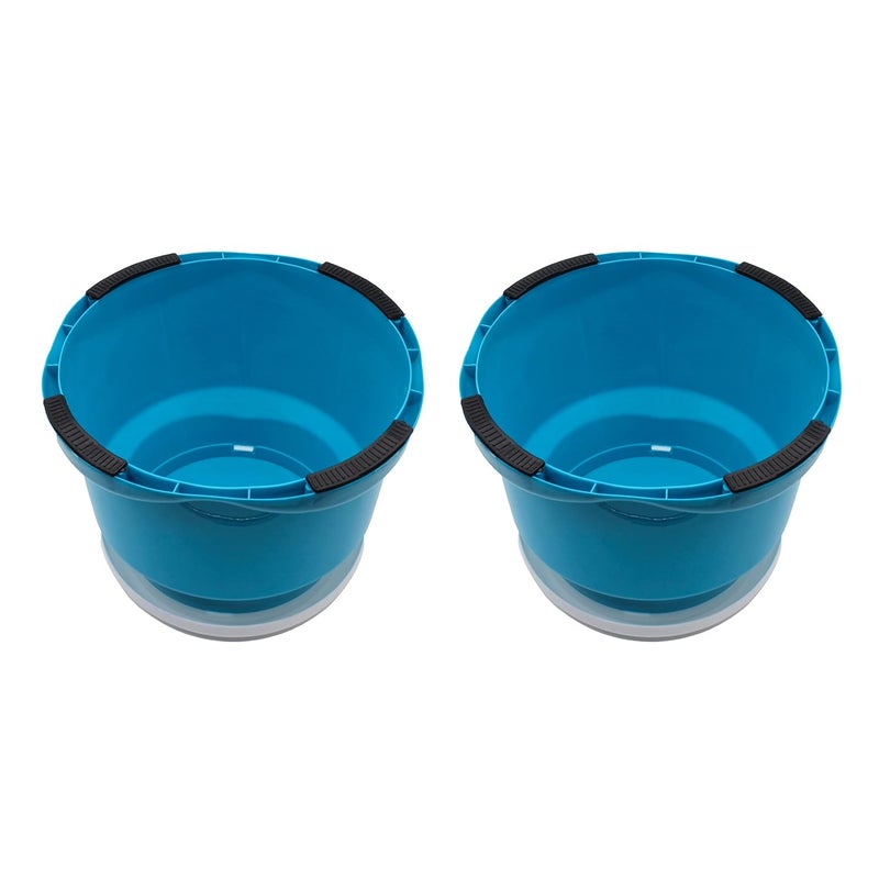 Jaycee JAYCEE Premium Asthetic Design Strong and Durable Multipurpose Stool for BathroomHome and Kitchen Pack of 2 Blue  - Image 5