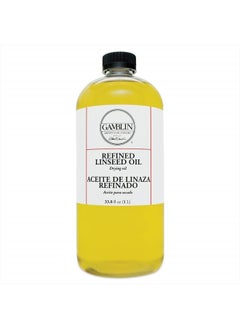 GAMBLIN Refined Linseed Oil Size: 32 oz  - Image 1