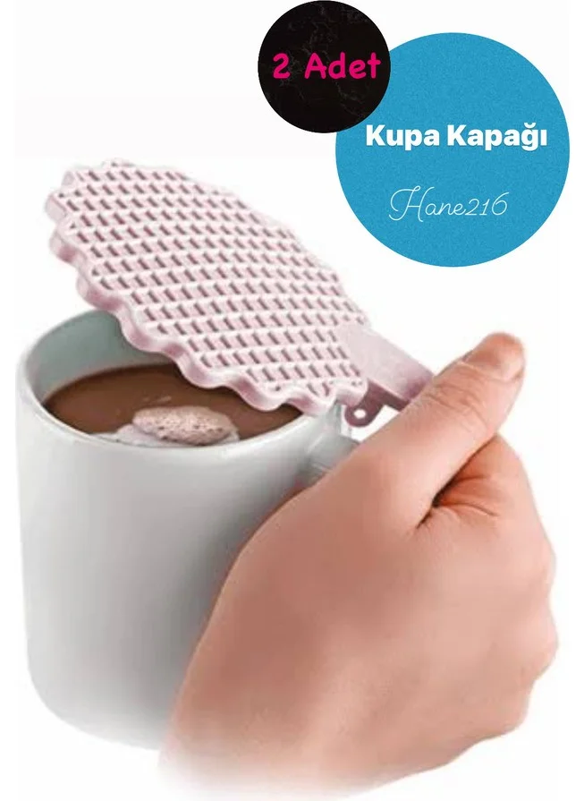 Hane216 2 Pieces Mug Cover Latched Heat Protector