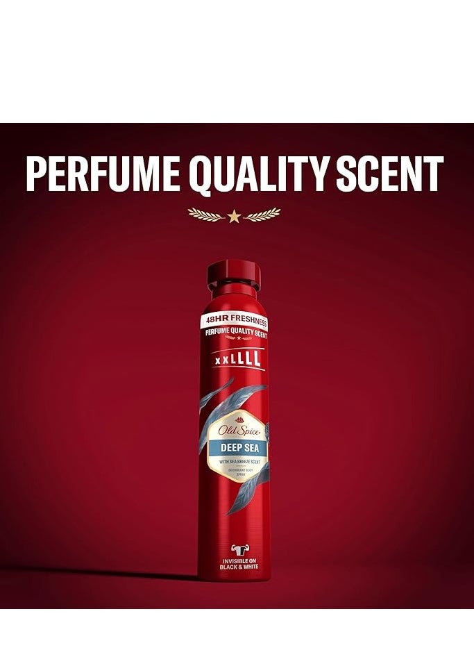 Old Spice - Pack Of 3 Old Spice Deep Sea Deodorant Body Spray for Men 150ml - Image 1