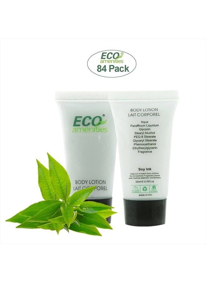 ECO Amenities - 6-Piece All-in-Kit-Soap-Body Lotion-Shampoo&Conditioner 2 in 1 -Toothbrush- Toothpaste-Hair Comb- Hotel Toiletries Bulk Guest Shower Bath Amenities - Image 1