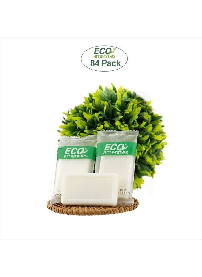 ECO Amenities - 6-Piece All-in-Kit-Soap-Body Lotion-Shampoo&Conditioner 2 in 1 -Toothbrush- Toothpaste-Hair Comb- Hotel Toiletries Bulk Guest Shower Bath Amenities - Image 1
