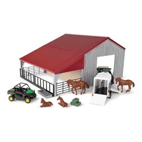 John Deere 132 John Deere Weathered Barn Playset Toy LP84318 - Image 1