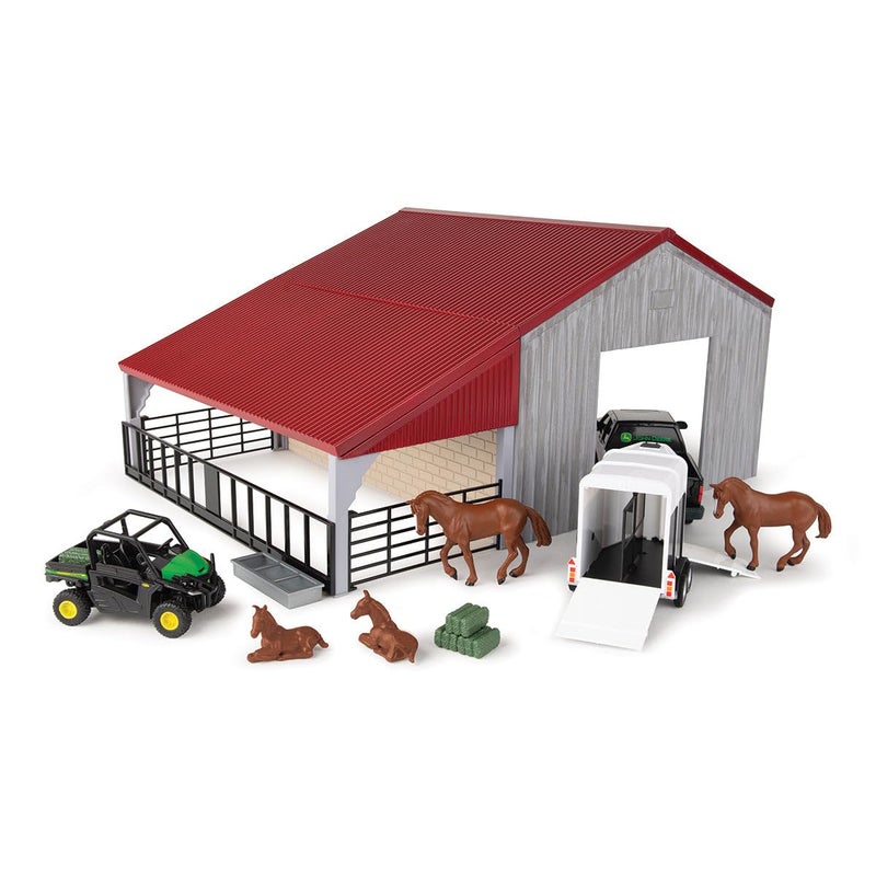 John Deere 132 John Deere Weathered Barn Playset Toy LP84318 - Image 3