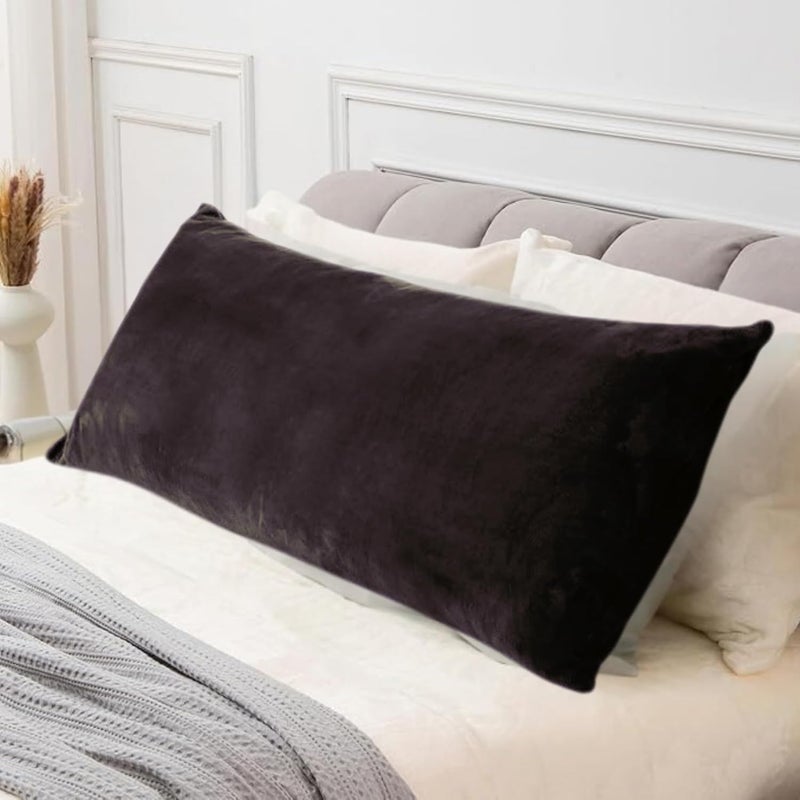 Maatrikaa Full Body Pillow Long Sleeping 54 x 18 Inches Velvet Pillow with Removable Cover for Side Sleeping Hugging Cuddling Relaxing Pregnancy Comfort - Image 1