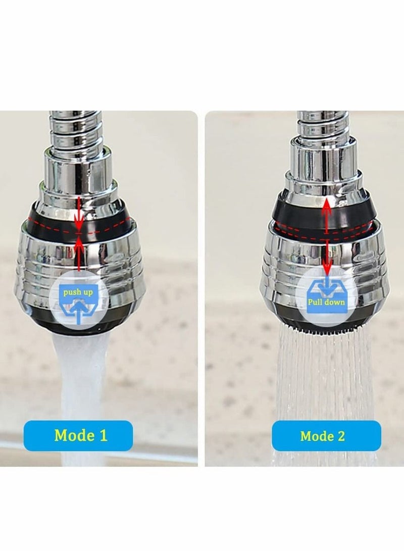 SYOSI 360 Rotate Swivel Water Saving Ttap Spray Attachment Diffuser Faucet Nozzle Filter Adapter Kitchen Tap Spray Head  - Image 4