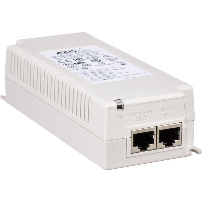 محاقن الطاقة Axis Communications 5900334 T8134 Midspan PoE 60W أبيض
