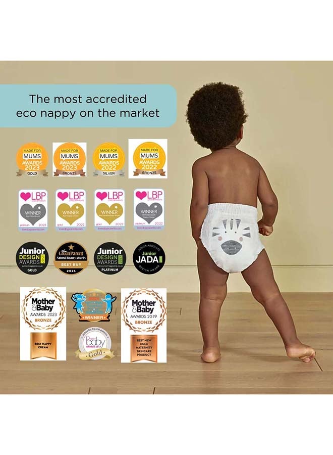 Kit & Kin Eco Friendly Baby Diaper | Pull Ups Diaper Pants Sizes 5 | Hypoallergenic Flash Dry Disposable Diapers (Size 5, Pack of 20) - Image 3
