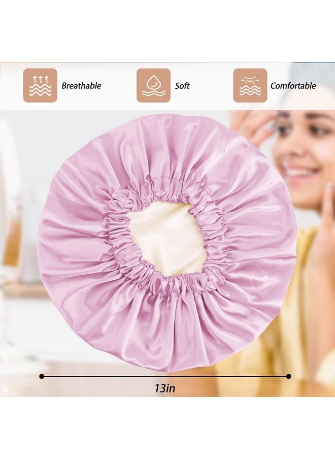 Edoneery Satin Bonnet Silk Bonnet Hair Bonnet For Sleeping Satin Bonnet For Natural Hair Bonnets For Women Silk Bonnet For Natural Hair  - Image 5