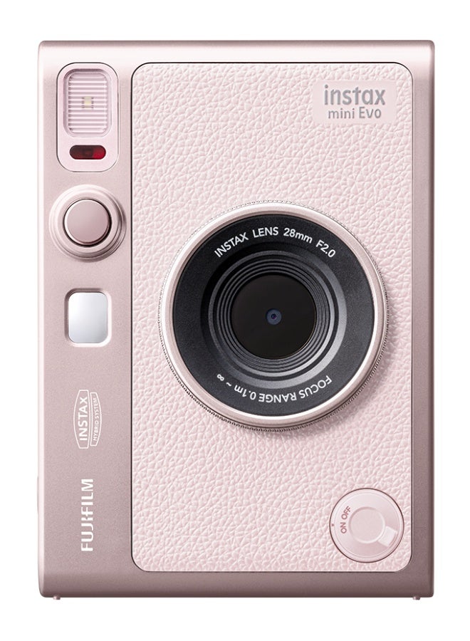 Instax Fujifilm instax mini Evo Instant Film Camera - Pink - Image 3