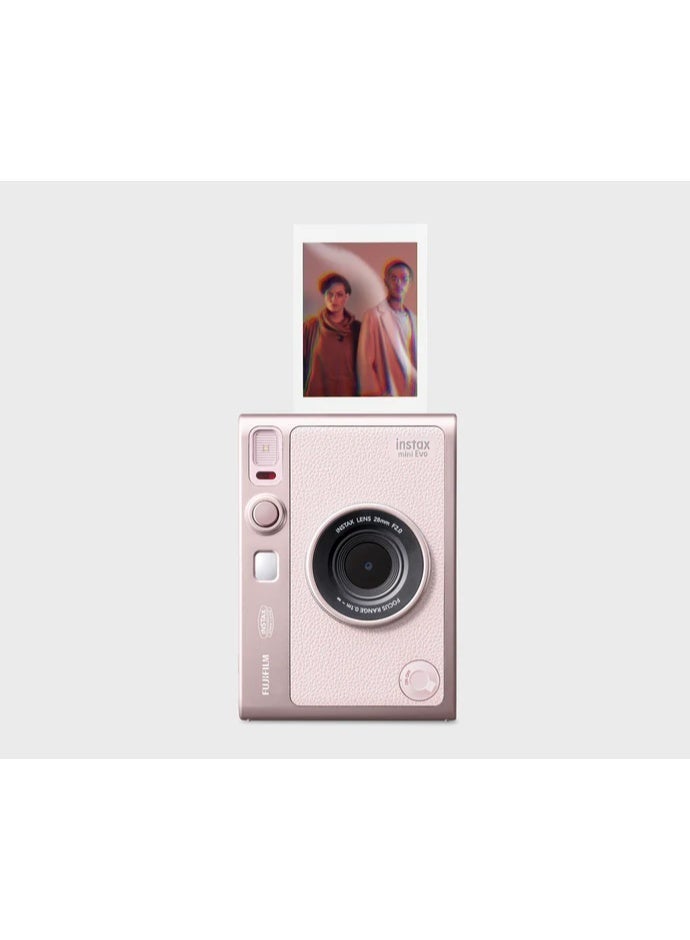 Instax Fujifilm instax mini Evo Instant Film Camera - Pink - Image 1