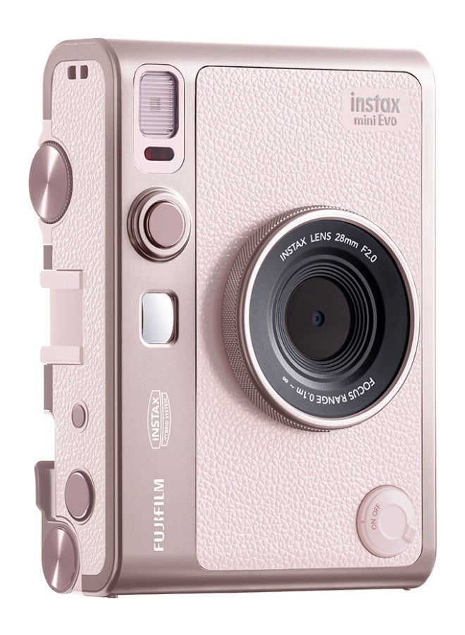 Instax Fujifilm instax mini Evo Instant Film Camera - Pink - Image 1