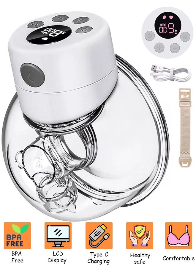 Arababy Hands Free Wearable Electric Breast Pump  - Image 1