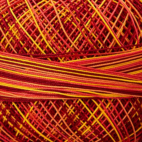 LIZBETH Handy Hands Lizbeth Premium Cotton Thread, Size 40, Falling Leaves - Image 2