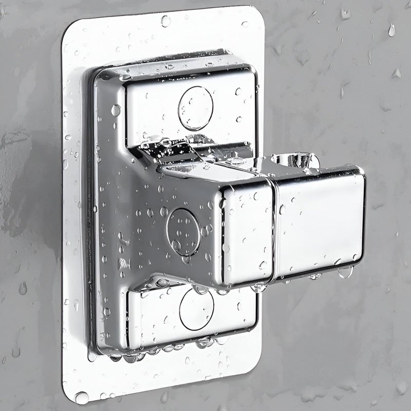 Universal Shower Bracket - 360° Adjustable Rotating Hanger with High-Strength Double-Sided Adhesive Base Ensuring Durable Attachment for Modern Bathrooms - Image 1