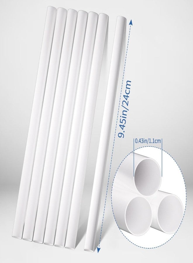 Quadafy 20 Pack White Plastic Cake Dowel Rods, Cake Dowels for Tiered Cakes, Cake Dowels With 0.47 Inch Diameter (9.5 Inch) - Image 2