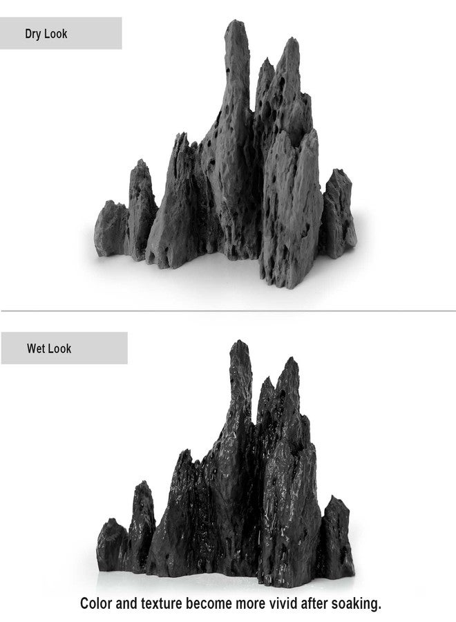 FZONE Aquarium Rocks Aquascaping, Micro Resin Seiryu Rock for Aquascaping - Image 3