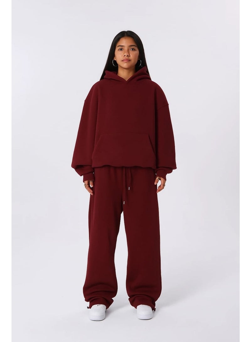 Galata Fabrica Unisex Premium Oversize Sweatpants with adjustable cords at ankles - Image 2