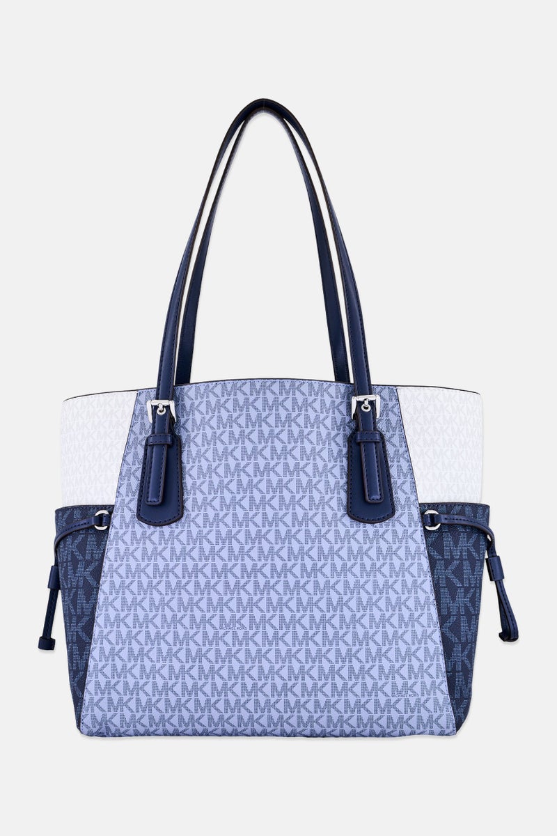 Michael Kors Women Brand Logo Voyager Tote Bag, Multicolor - Image 1