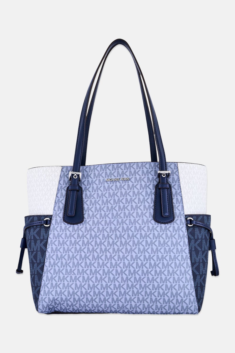 Michael Kors Women Brand Logo Voyager Tote Bag, Multicolor - Image 4