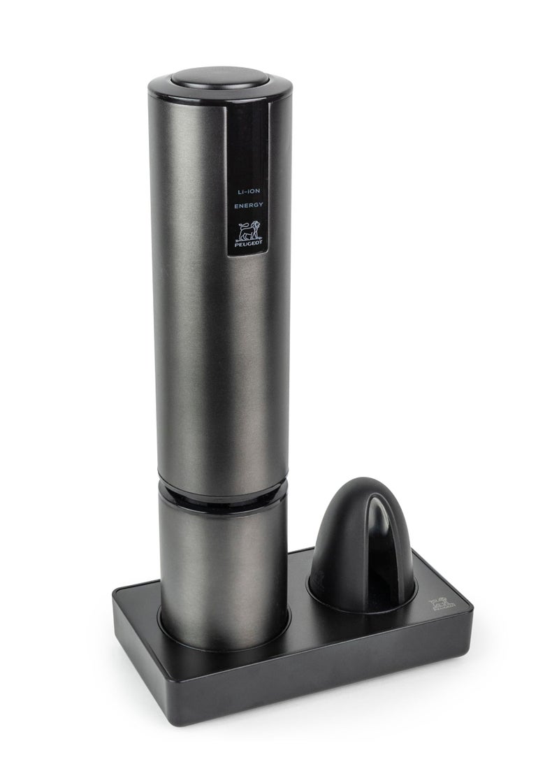 Peugeot Elis Touch Rechargeable Electric Corkscrew With Foil Cutter Carbone - Image 2
