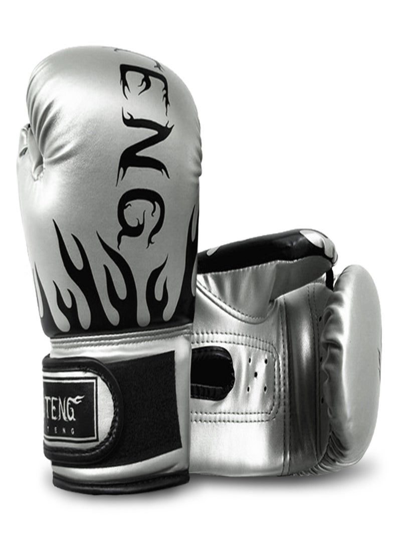 SUTENG Children Boxing Gloves Kids Kick Boxing Training Gloves Youth Muay Thai Punching Bag Mitts Boxing Practice Equipment for Punch Bag Sack Boxing Pads Age 8 to 14 Years Old - Image 1