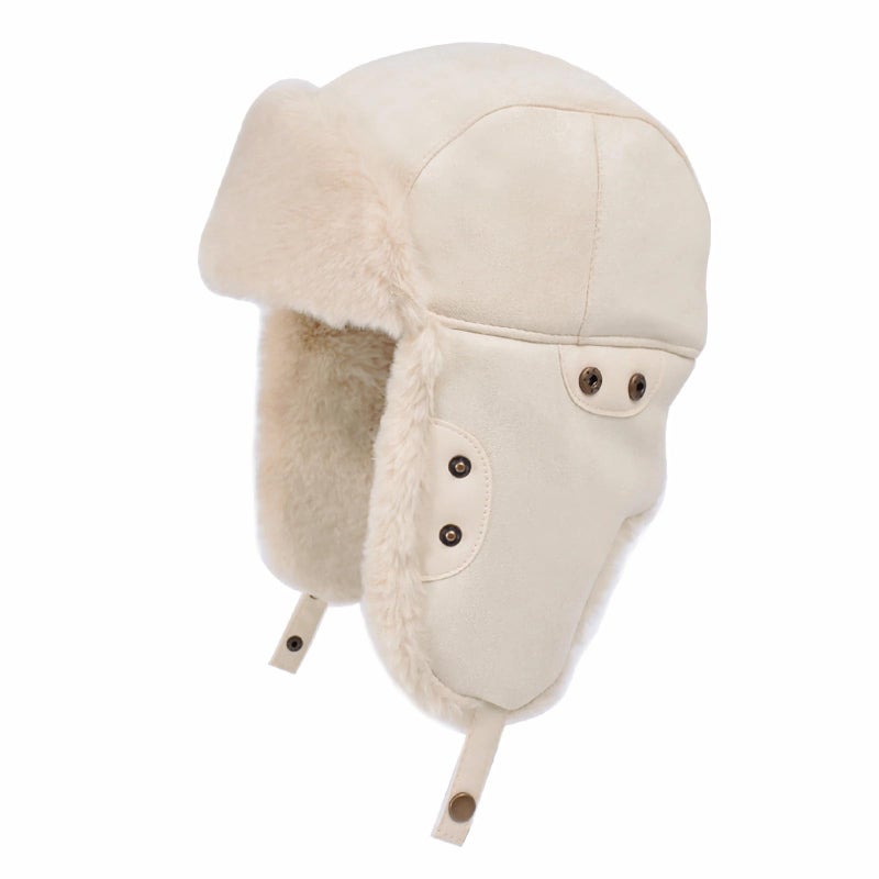 HUAMULAN Women Men Winter Trapper Hats Ear Flaps Ushanka Trooper Hunting Hat Outdoor Ski Snow Windproof Cap - Image 2