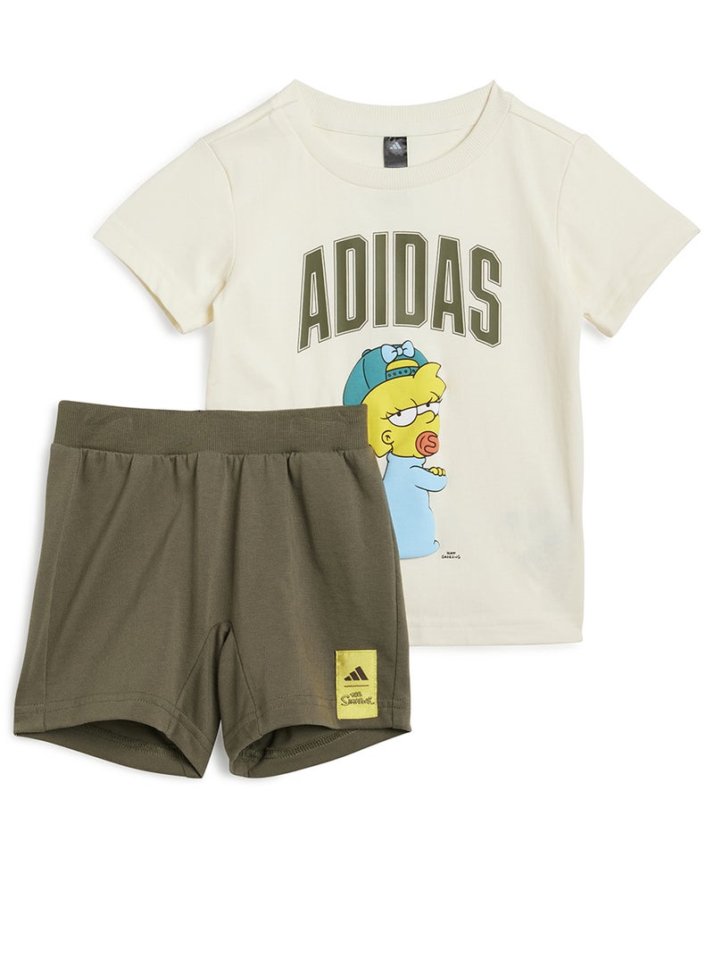 Adidas Infant The Simpsons T-Shirt Set  - Image 1