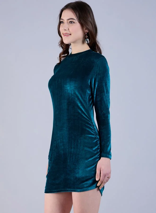 Freehand Women Fitted Party Wear Solid Bodycon Dress
