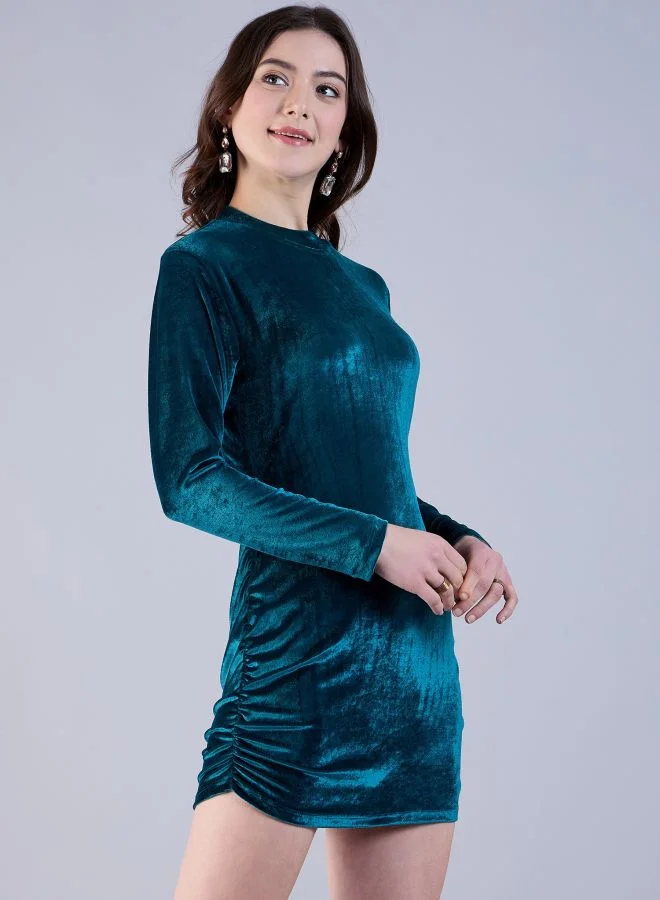 Freehand Women Fitted Party Wear Solid Bodycon Dress