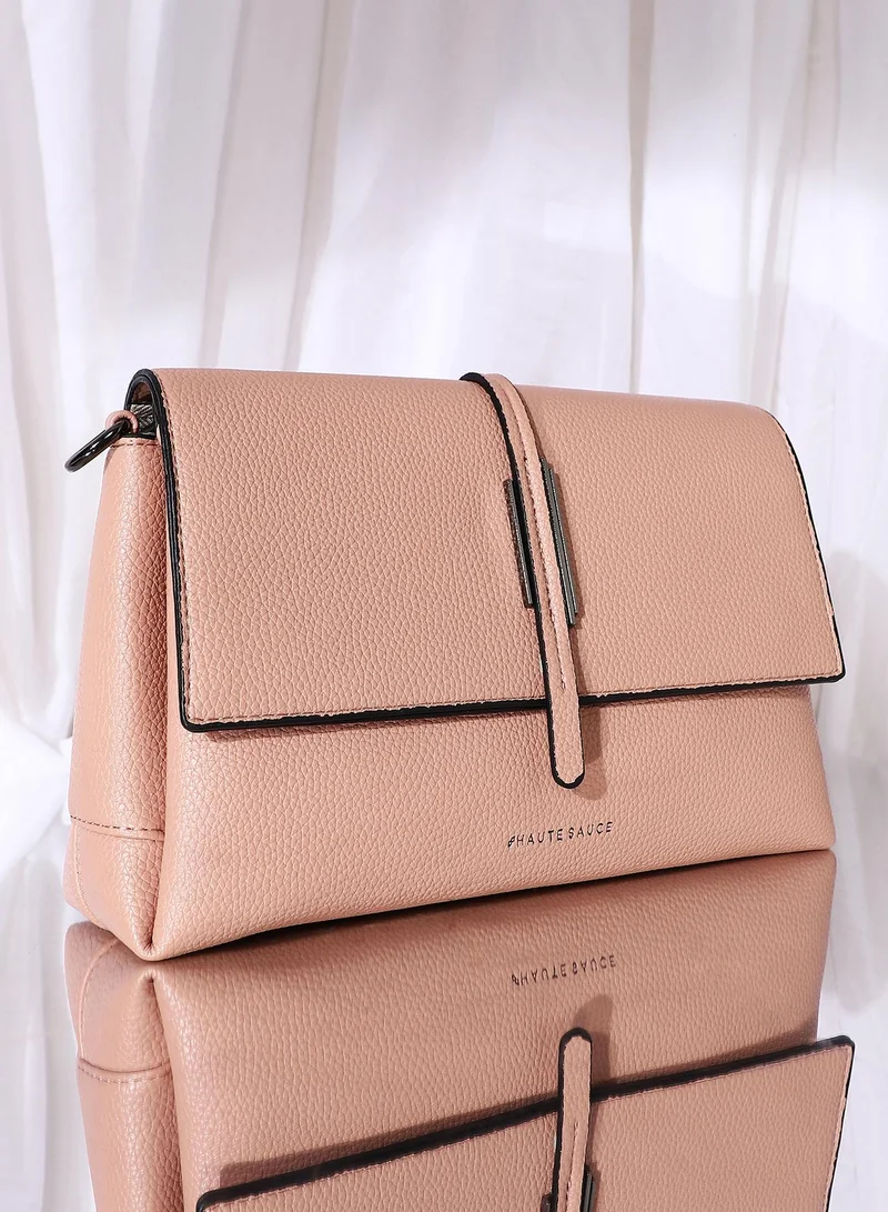 صوص هاوت حقيبة كتف نسائية ذا داش - وردي نيود