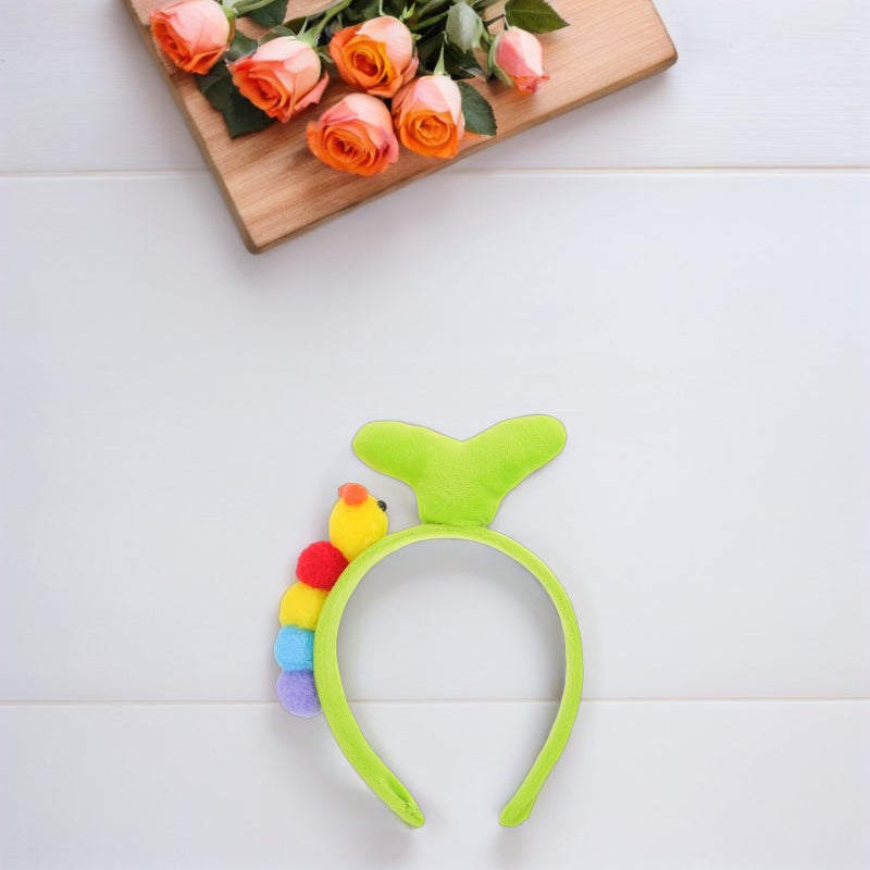 2pcs Cartoon Headbands Women Cute Green Bean Hair Accessories Makeup Hairband For Girls Party And Daily - Image 4