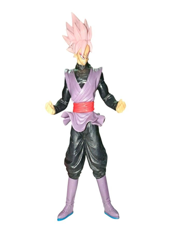 ONE POINT COLLECTIONS Anime Warrior Pink Hair Action Figure – Super Saiyan Style Fighter Collectible Figurine with Display Base | PVC Anime Character Model Toy for Kids & Fans - Image 2