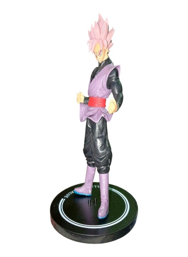 ONE POINT COLLECTIONS Anime Warrior Pink Hair Action Figure – Super Saiyan Style Fighter Collectible Figurine with Display Base | PVC Anime Character Model Toy for Kids & Fans - Image 4