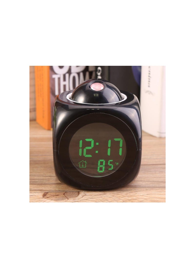 Generic - Wall Projector,Projection Clock Led Projection Large Display Led Projection Clock Projection Alarm Clock Multifuncitonal,Projection Clock for Home Bed Room Studying Room - Image 1