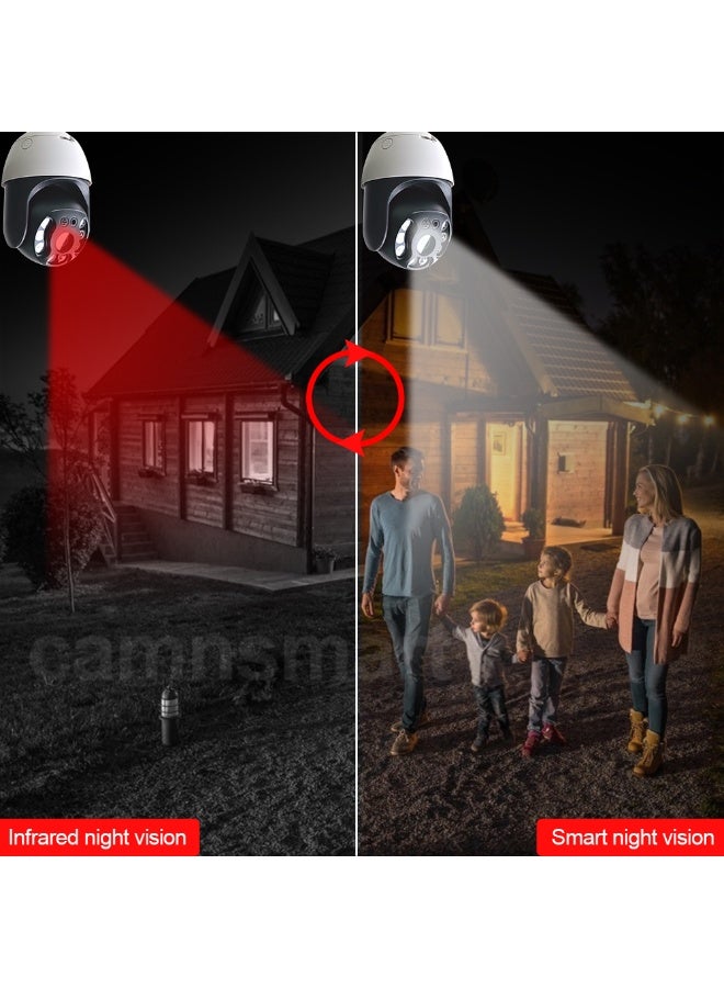 Tuya Smart Life 5MP Outdoor WiFi Security Camera with 270° Rotation, Motion Detection, and Night Vision - Image 3