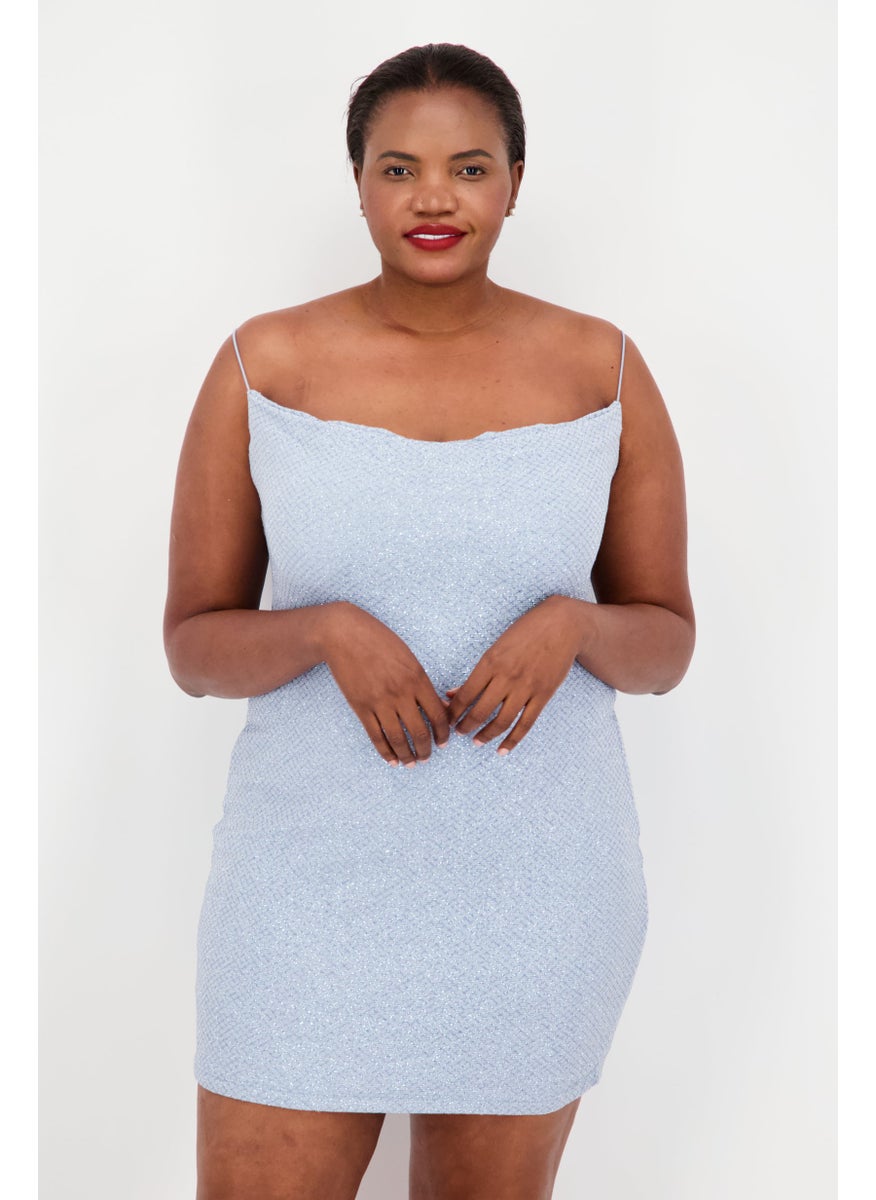 Women Plus Size Textured Casual Mini Dress, Dusty Blue - pzsku/ZB7794080F262C2B3E41FZ/45/_/1732780773/367f304b-81b7-4b87-84f0-01056ed7ee91