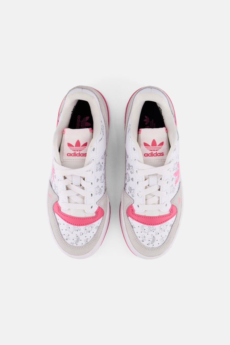 adidas Originals Adidas Originals x Hello Kitty Kids Girl Forum Bold Lace Up Outdoor Shoes, Multicolor  - Image 4