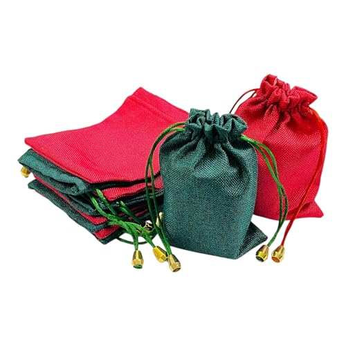 Kriwin Pack of 20 Cotton Jute Gift Potli Bags with Drawstring, 10.16 X 15.24 cm (Multicolor) - Image 1