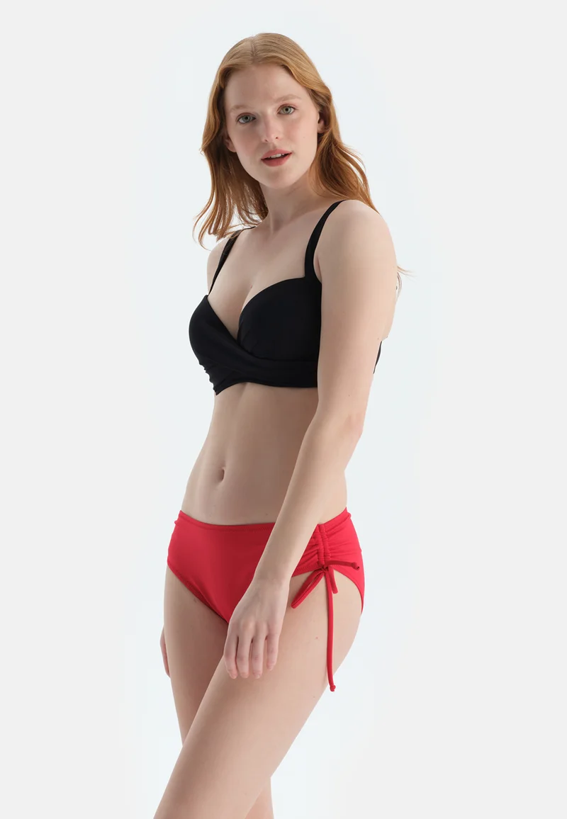 dagi High Rise Red Bikini Bottom