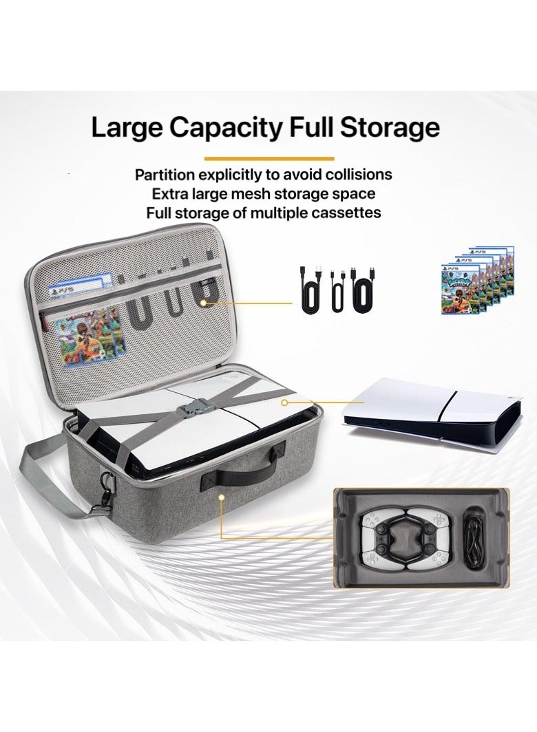 STARTRC Large Capacity Storage Portable Carrying Case bag For Playstation (PS5)/PS5 Slim And Accessories - Image 2