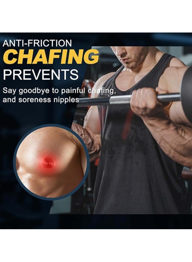 HW Nipple Covers Men,100Pcs (50 Pairs) Anti-Chafing Nipple Covers for Men, No-Show Mens Nipple Guard Tape for Running, Sports, and Daily Wear  - Image 2