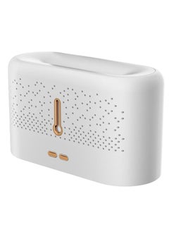Mi VAZA Essential Oil Diffuser, Convenient Flame Effect USB Mist Air Humidifier, Durable Long Lasting Aromatherapy Diffuser, Portable Color Changing Room Diffusers For Home Office, (White 3)  - Image 1